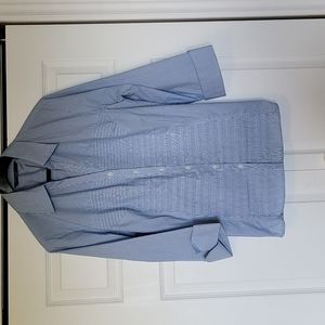 Zac and Rachel size 2X  button down blouse with 3/4 length sleeves